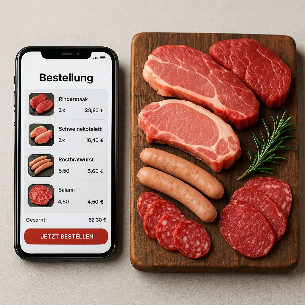 Digitale Bestellprozesse Fleischerei